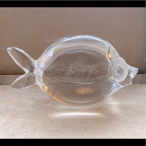 COPY - Steuben Crystal Puffer Fish Paperweight Ge…